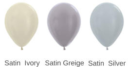 Satin  Ivory Satin Greige Satin  Silver